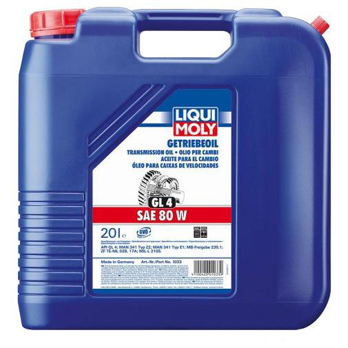 Масло трансмиссионное LIQUI MOLY SAE 80W GETRIEBEOIL 20л